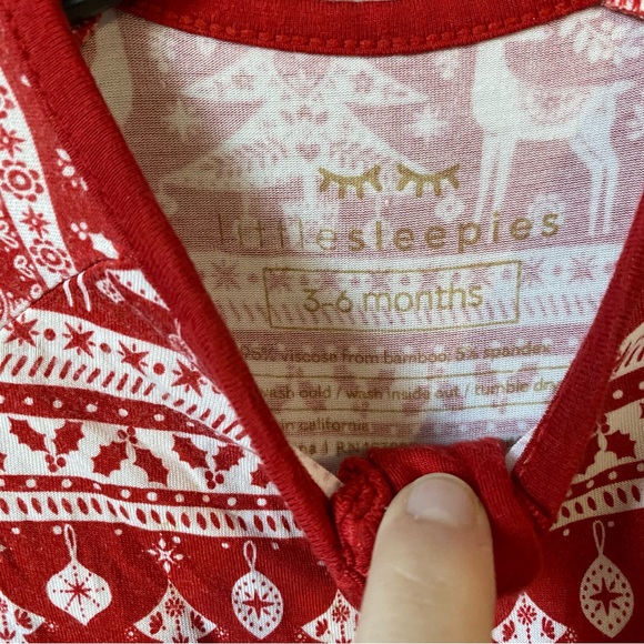 Little Sleepies Reindeer Cheer Zippy - Picture 2 of 6